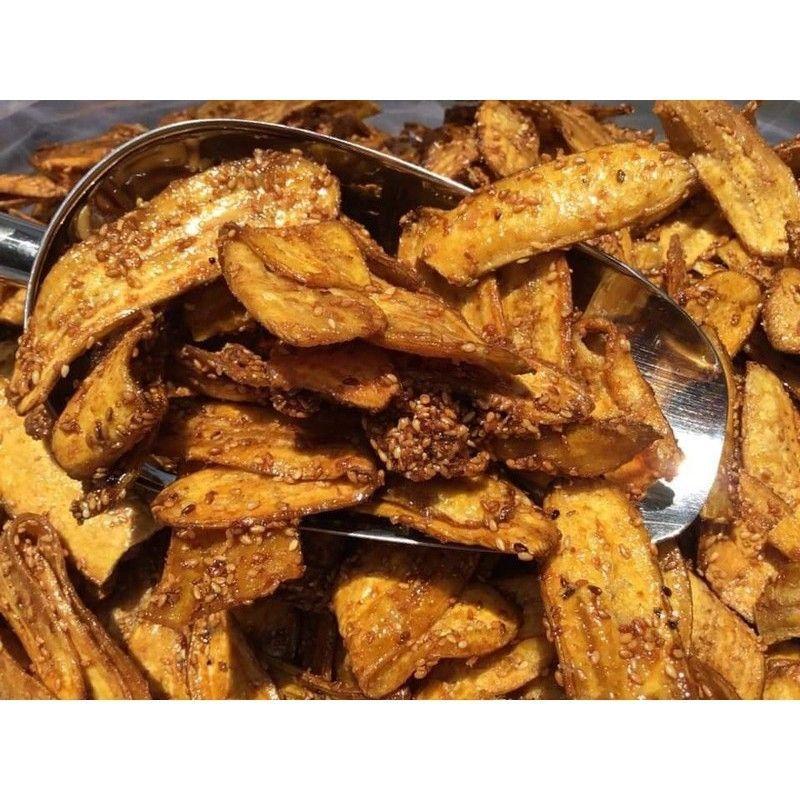 500g chuối mè sấy giòn