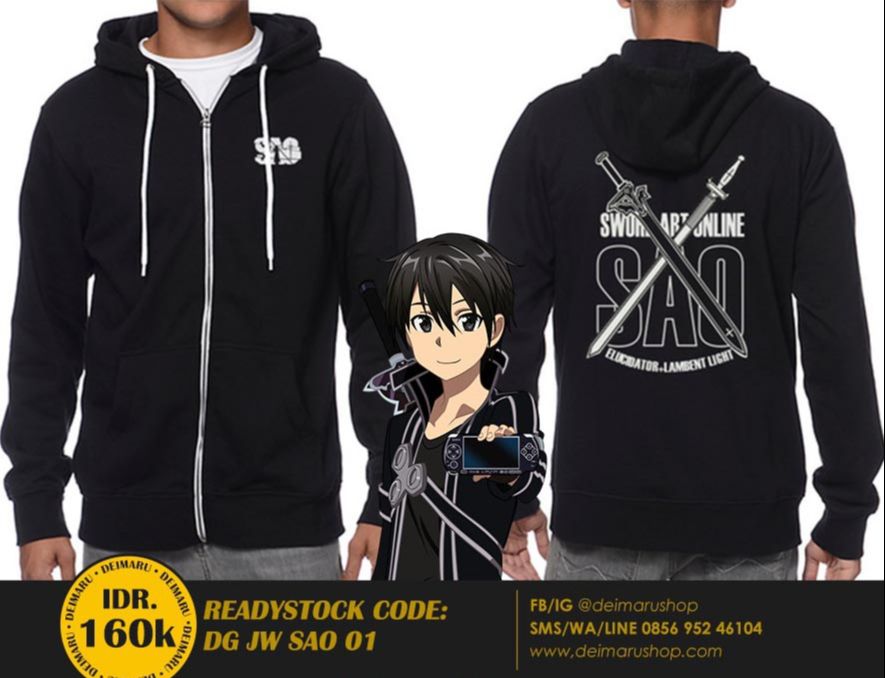 Áo sao - sword art online , áo anime sword art online