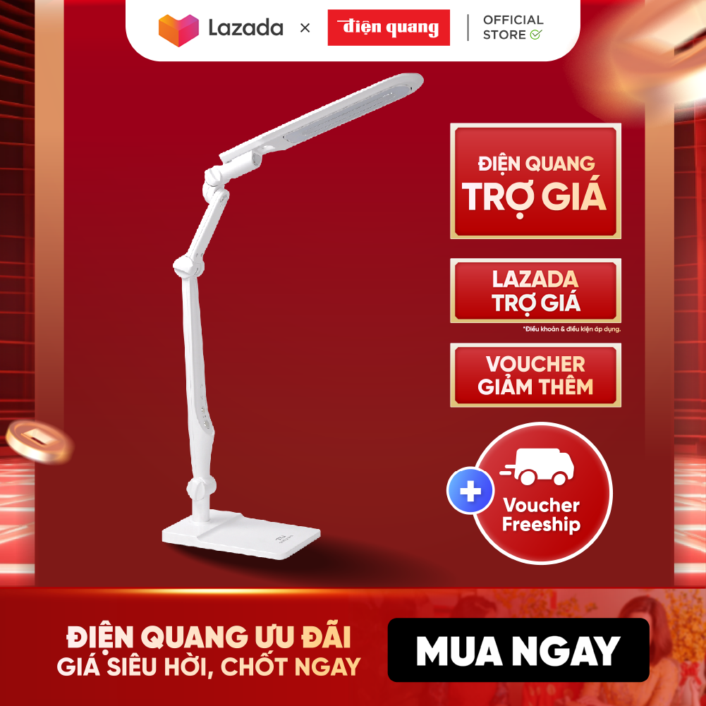 Đèn bàn led điện quang đq ldl07 10w
