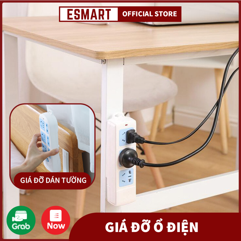 5 Bộ Giá Đỡ Ổ Điện Dán Tường ✔️CÓ VIDEO✔️ 5 Giá Đỡ Ổ Điện Tự Dính Đa Năng