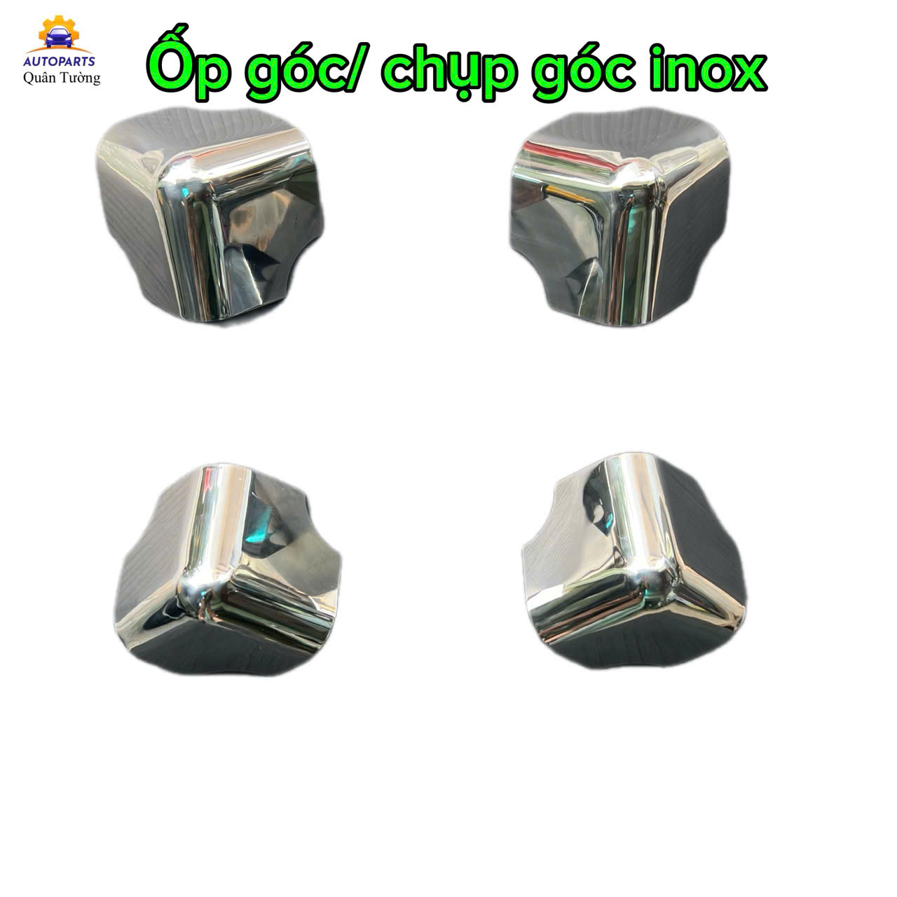 Ốp góc/ bo góc / chụp góc thùng xe tải chất liệu inox 304