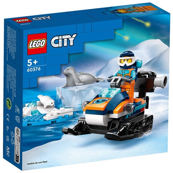 Đồ Chơi Lắp Ráp Xe Trượt Tuyết Thám Hiểm Bắc Cực - Lego City 60376 70 Mảnh