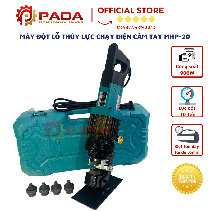 Máy đột thủy lực cầm tay mhp20-chính hãng-bảo hành 6 tháng