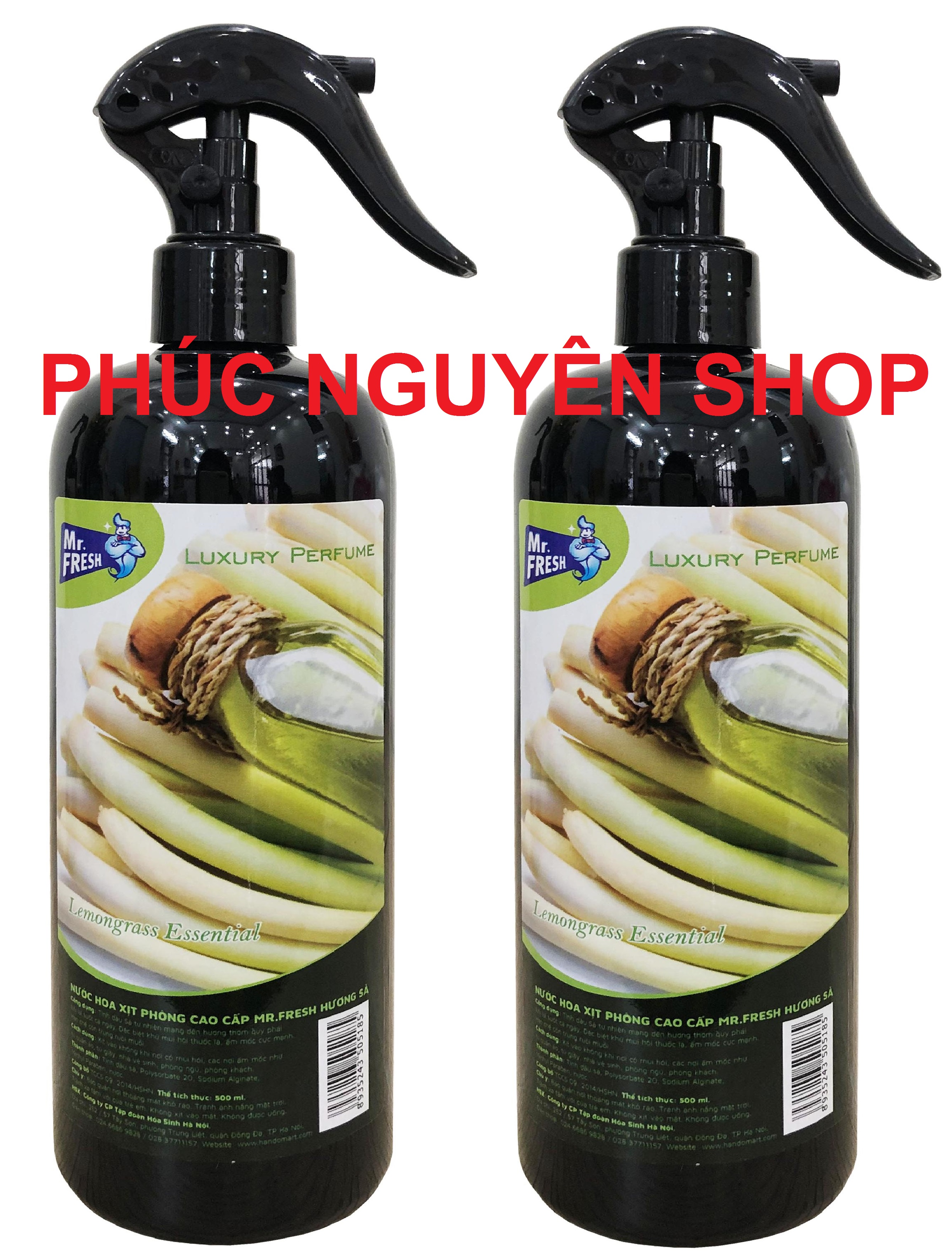 [HCM]Bộ 2 chai xịt phòng cao cấp Mr Fresh 500ml (nhiều mùi lựa chọn) PNS488