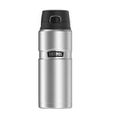 Bình giữ nhiệt Thermos Stainless King Drink Bottle 24-Ounce Matte Black/Stainless Steel 710ml