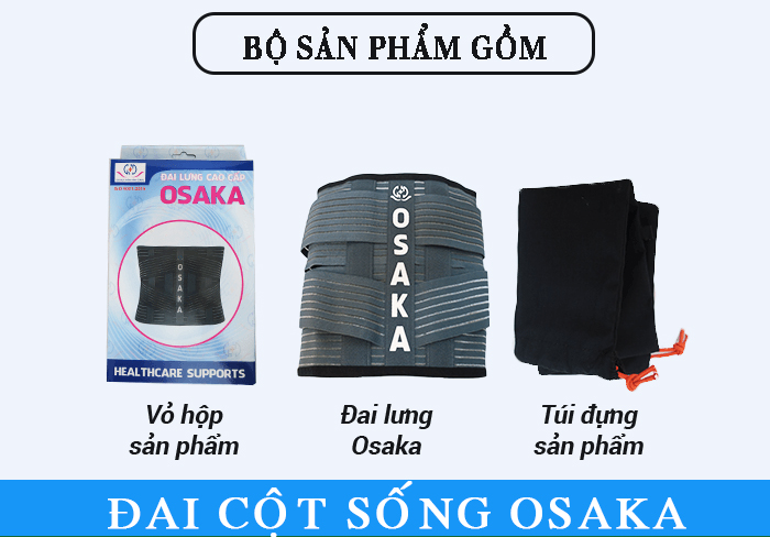 Đai cột sống lưng cao cấp OSAKA