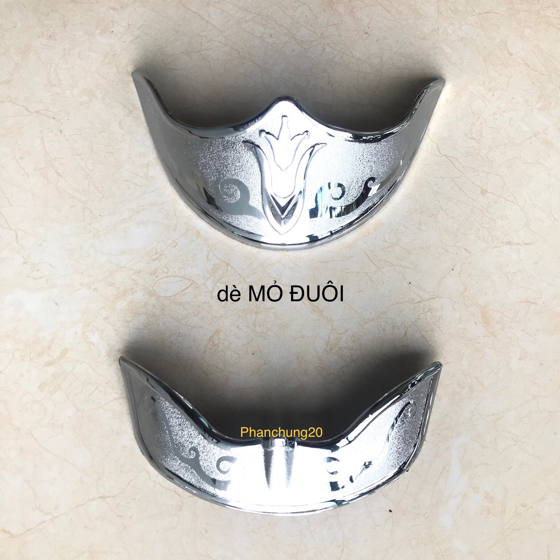 Cặp mỏ dè trước / sau dùng cho đời xe grande 2019 2020 2021 2022 crom