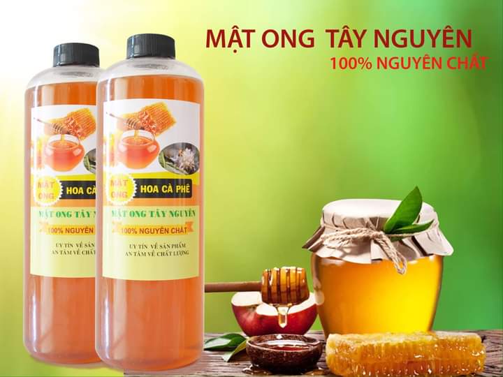 Mật ong hút mật 100% từ hoa cà phê đắklăk