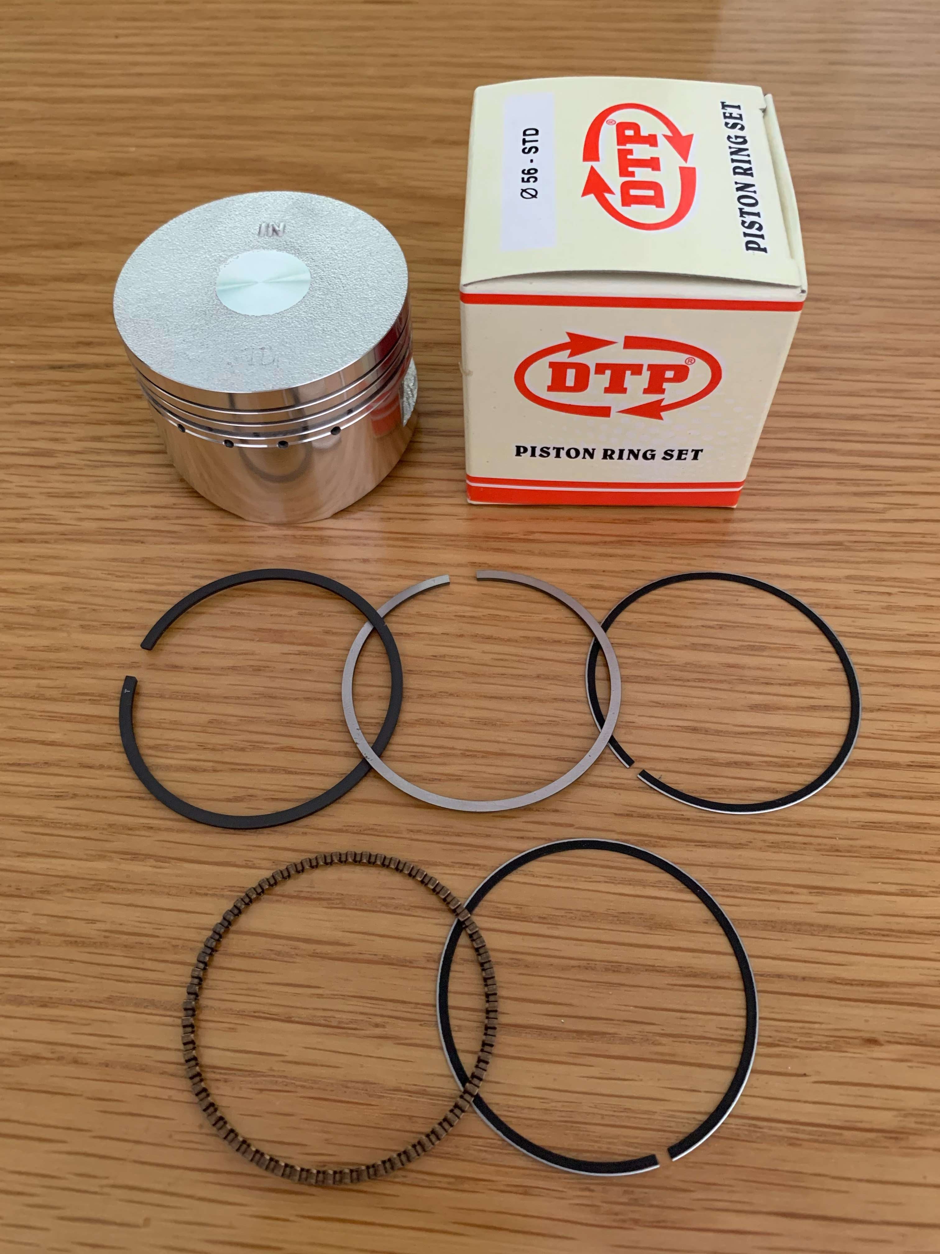 Piston bạc dành cho xe độ 56 li ắc 13