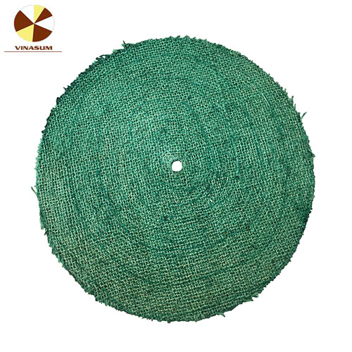 Bánh xơ dừa/Nỉ xơ dừa Vinasum màu xanh 400mm