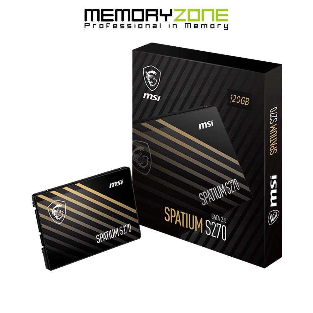 Ổ cứng ssd msi spatium s270 120gb 2.5-inch sata iii spatium-s270-120gb