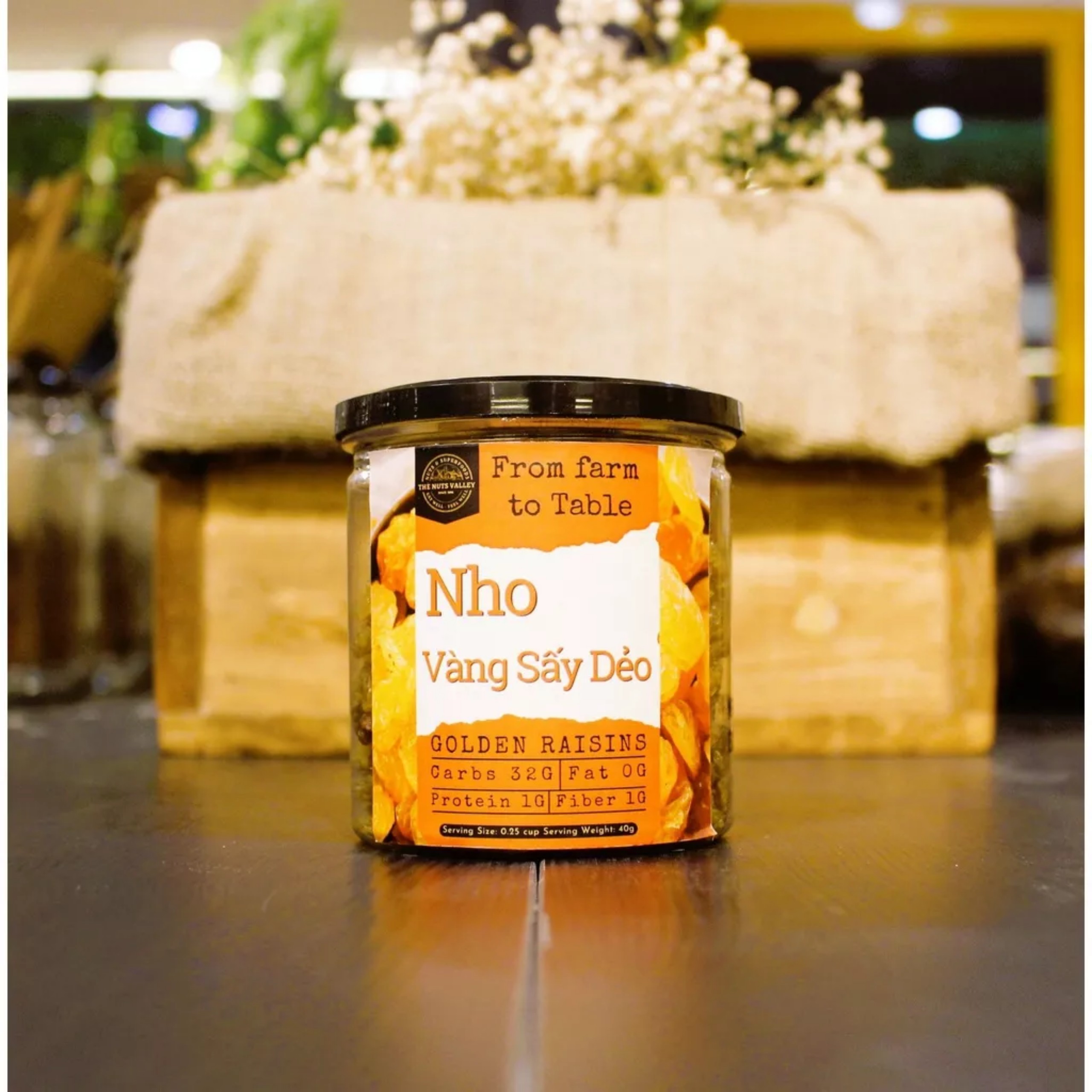 Nho khô vàng - golden raisin the nuts valley