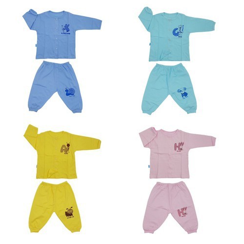 Combo 04 Bộ quần áo sơ sinh Thái Hà Thịnh chất cotton mềm mịn, nhiều màu có size cho bé từ 3- 9kg; Đồ bộ cho bé sơ sinh