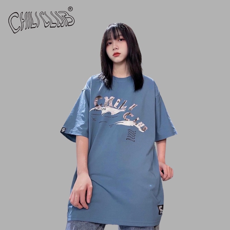 Áo thun printed xanh chiliclub