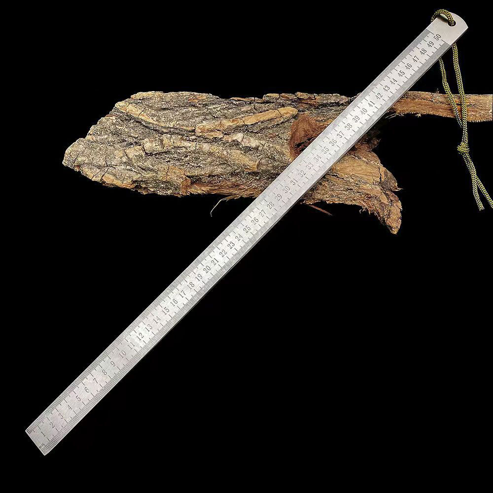  Thước Kẻ Thép Deli Cao Cấp Kích Thước 53cm Dầy 5mm Nhỏ Gọn Tiện Lợi Chất Liệu Chống Mòn Gỉ 3C 