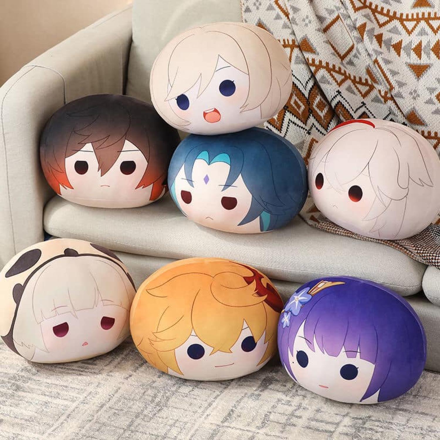 Gấu bông plushie mochi Genshin Impact mềm mại cute game anime