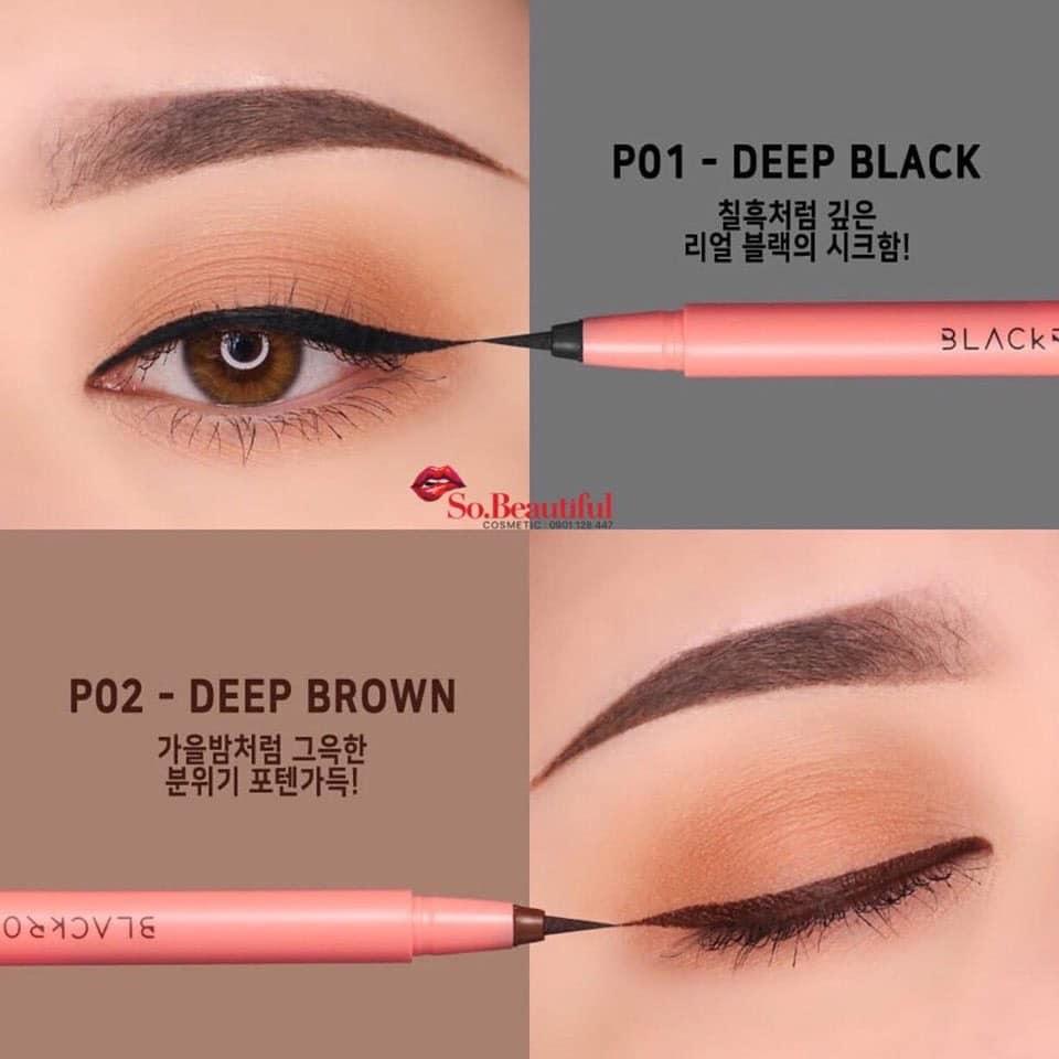 Bút kẻ mắt nước - black_rouge all day power proof pen liner
