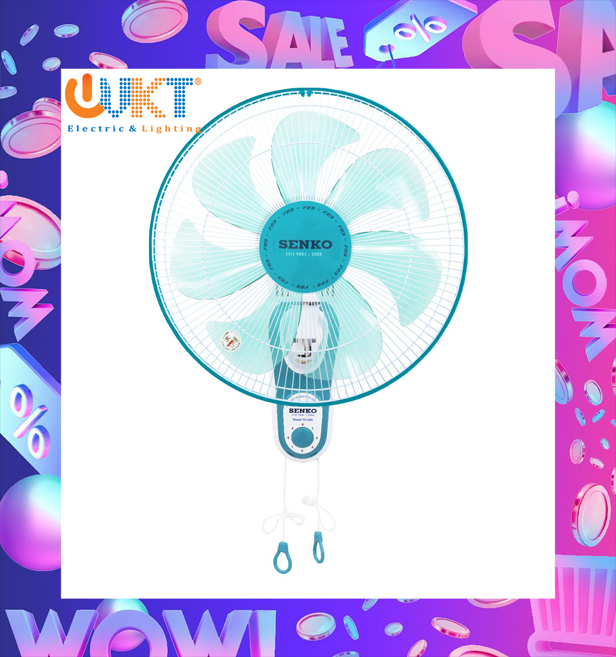 Quạt treo 2 dây f23 senko tc1620 - hàng chính hãng