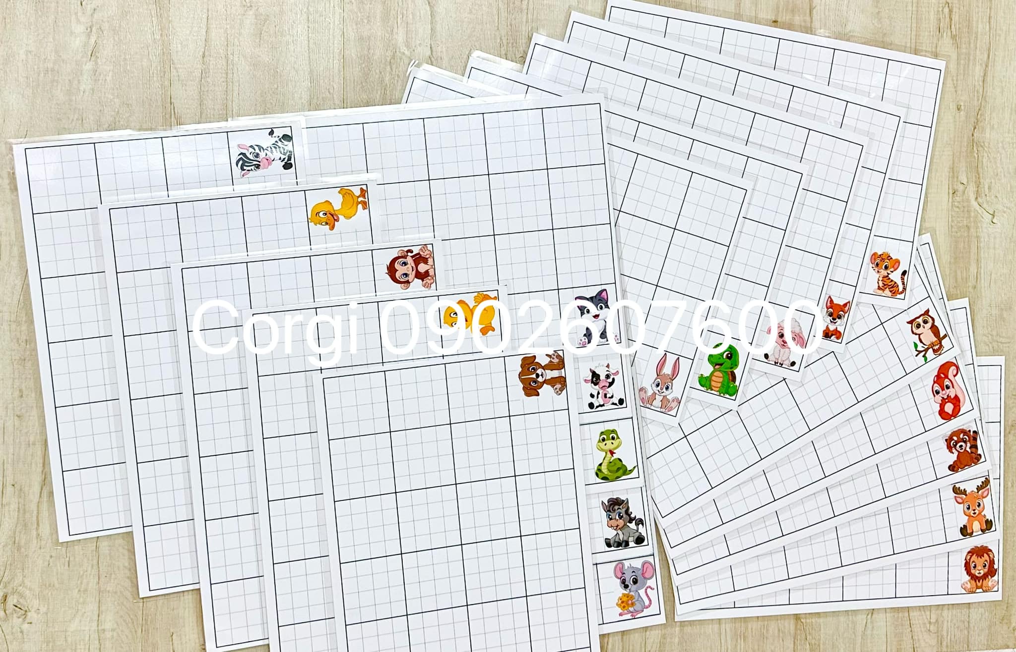 Bảng Nhóm A3 plastic - Đồ dùng dạy học Corgi