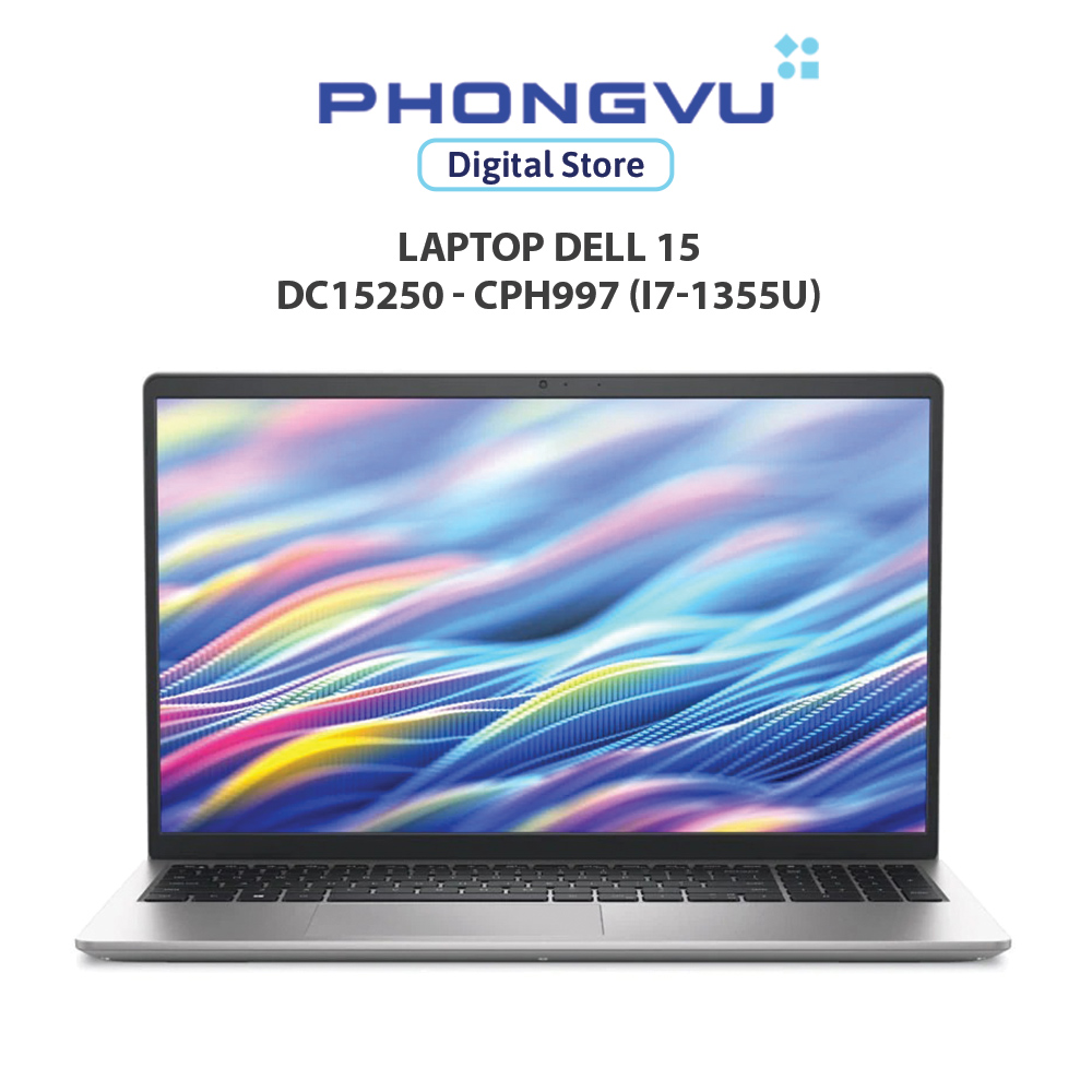 Dell 15 Dc15250 Laptop - Cph997 (I7-1355U) (Silver) - 12 Month Warranty Giá 21,030,000 Đồng*Miễn phí vận chuyển