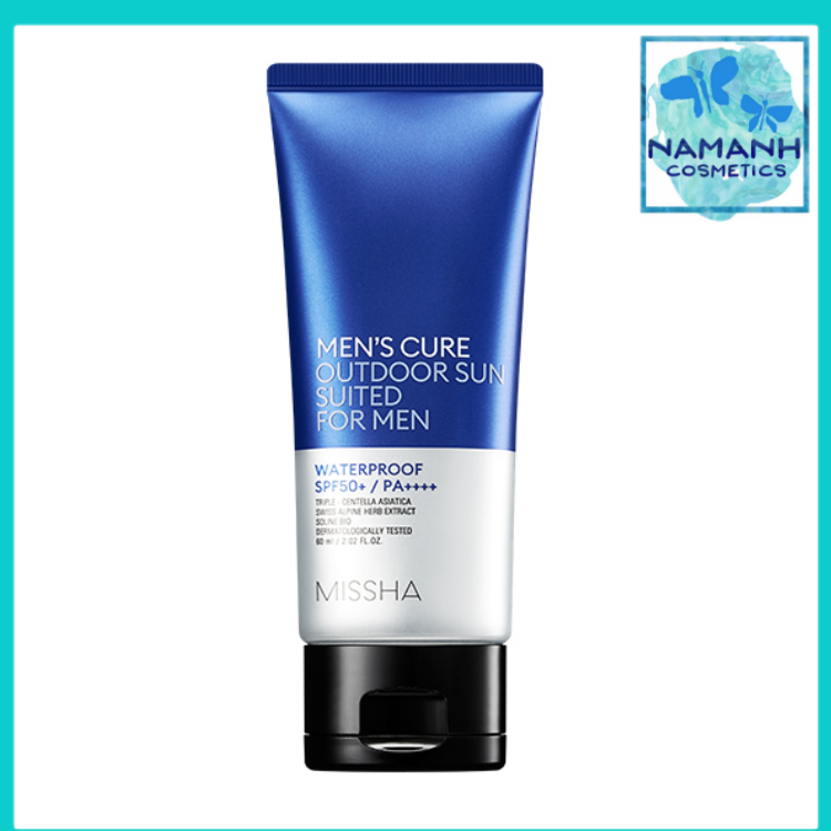 Kem chống nắng cho nam Missha Men's Cure Outdoor Sun Suited For Men - 60ml (SPF50+ PA++++)