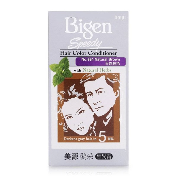 Thuốc nhuộm phủ bạc Bigen No.884 Natural Brown (Màu nâu nhạt)