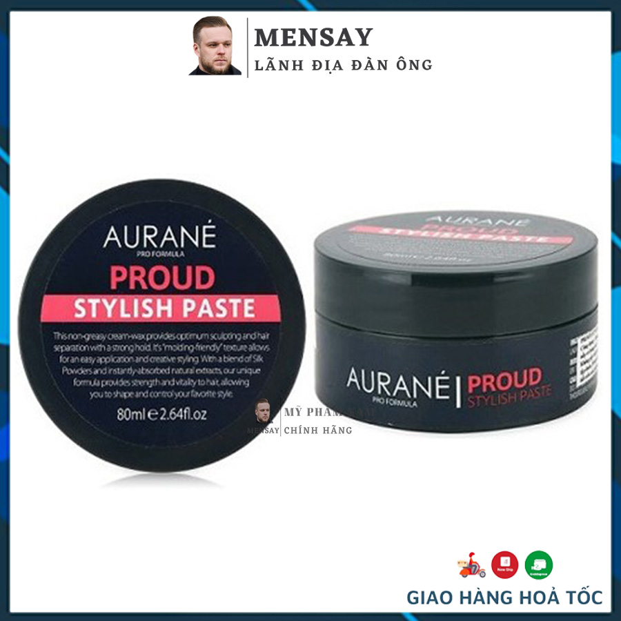 Sáp vuốt tóc Aurane Proud Stylish Paste 80ml - Hàng Pháp