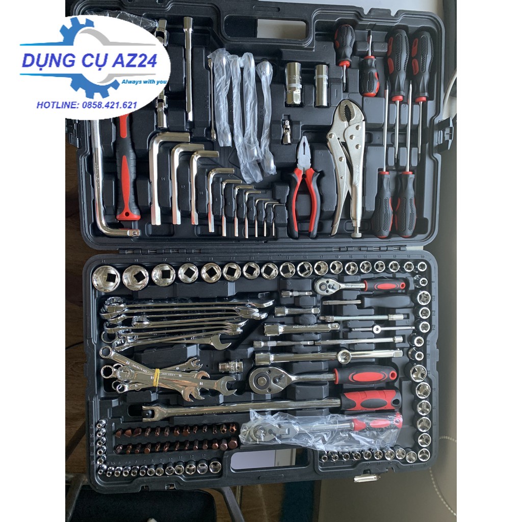 Bộ dụng cụ cầm tay 150 chi tiết satagood