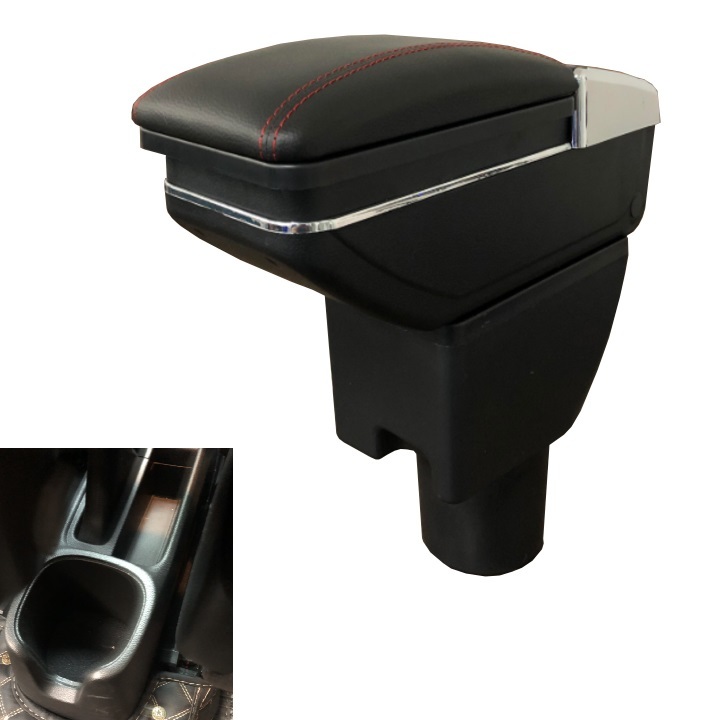 Bệ tỳ tay Fadil hàng cắm cốc theo xe, có 7 cổng sạc USB