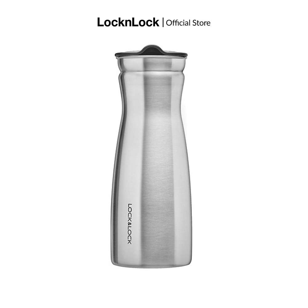 Bình nước bằng thép không gỉ hiệu Lock&Lock LHC7014 dung tích 1.1 lít - Màu bạc