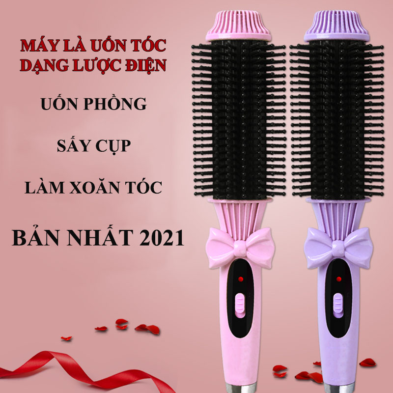 Máy uốn tóc mini , máy uốn tóc tư động giúp phái đẹp nhanh chóng có được mái tóc xoăn , bồng bềnh ngay tai nhà - top 5 sản phẩm mới 2021