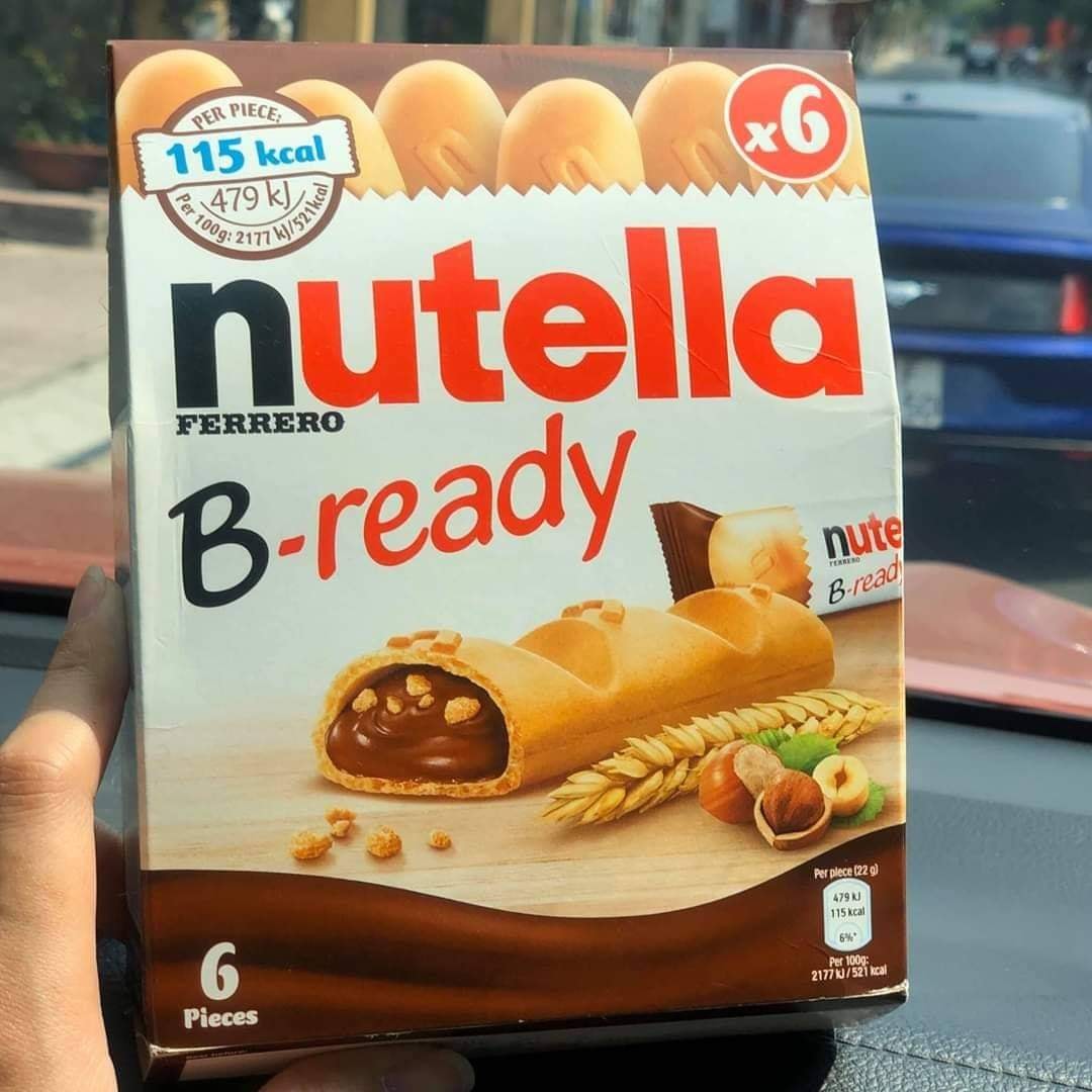 Bánh mì que nhân kem hạt dẻ 100g - nutella