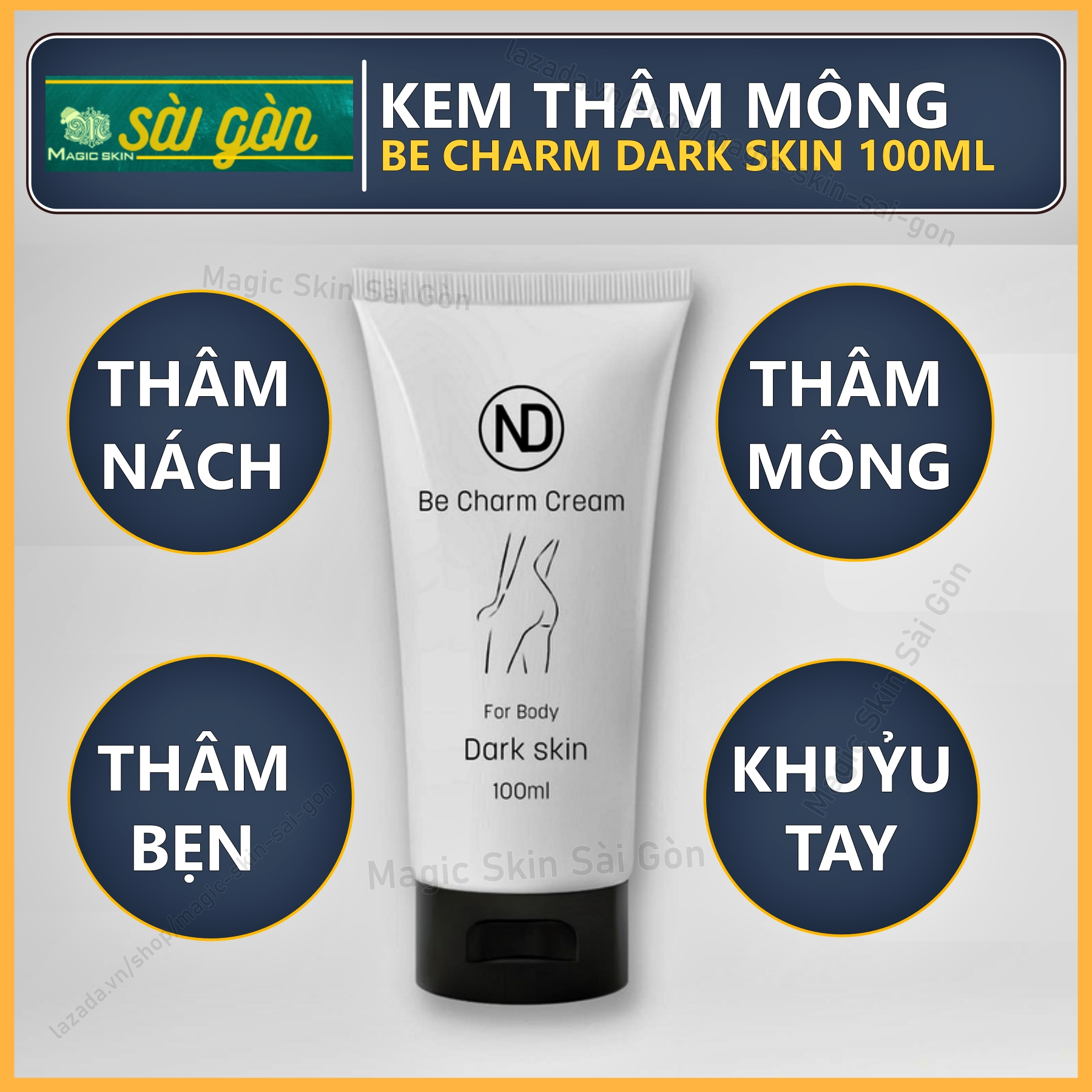 Kem giảm thâm mông nd be charm cream 100ml