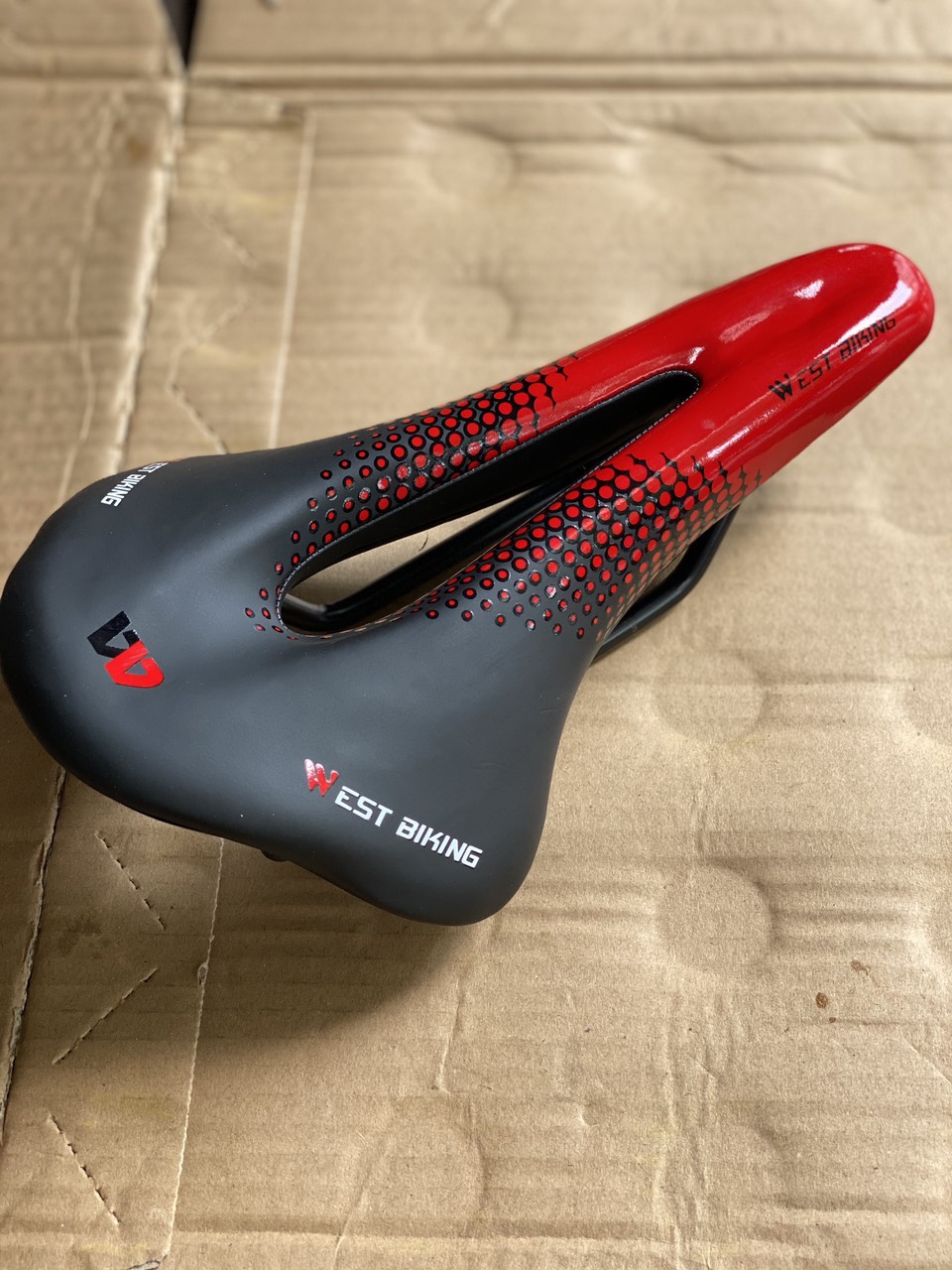 WEST BIKING Yên Xe Đạp Thoải Mái, Đệm Thoáng Khí Rỗng Da PU Mềm Mại - Yên xe đạp west biking