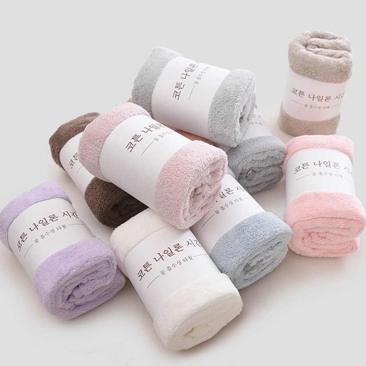 Khăn mặt hàn quốc 50x30cm khăn mặt lông cừu hàn quốc