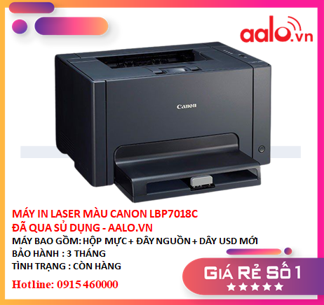 MÁY IN LASER MÀU CANON LBP7018C - AALO.VN