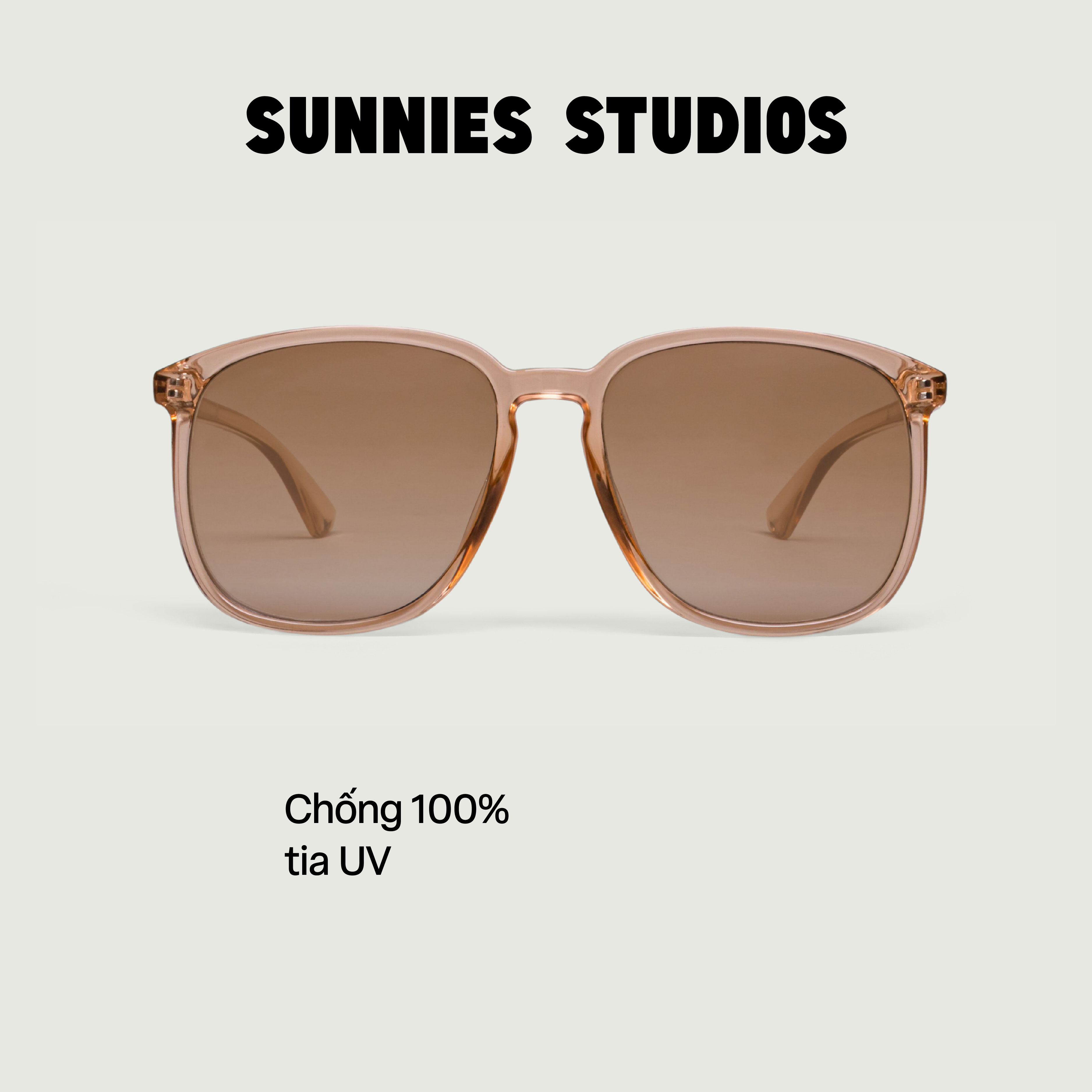 Kính mát Sunnies Studios Gọng Vuông Silvio in Linen