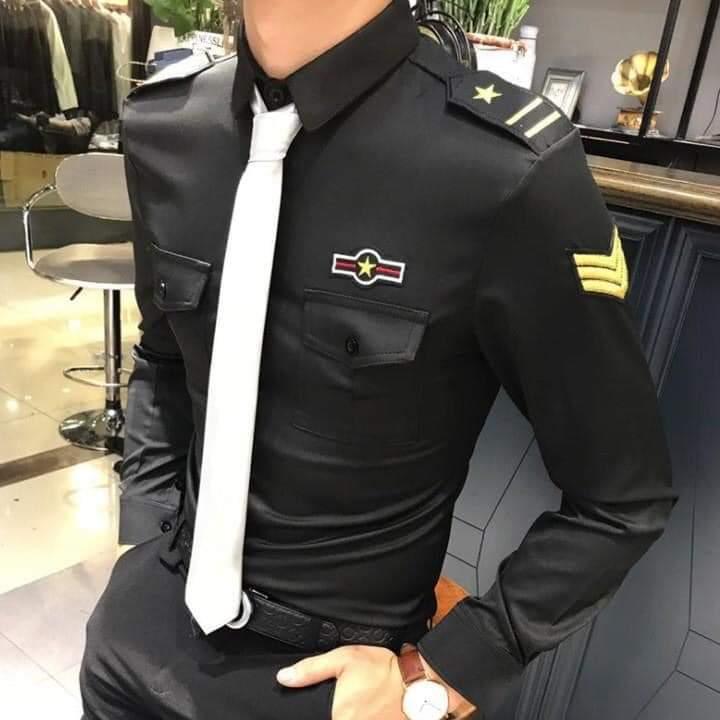 Áo sơ mi nam cơ trưởng phong cách cơ trưởng đích thực