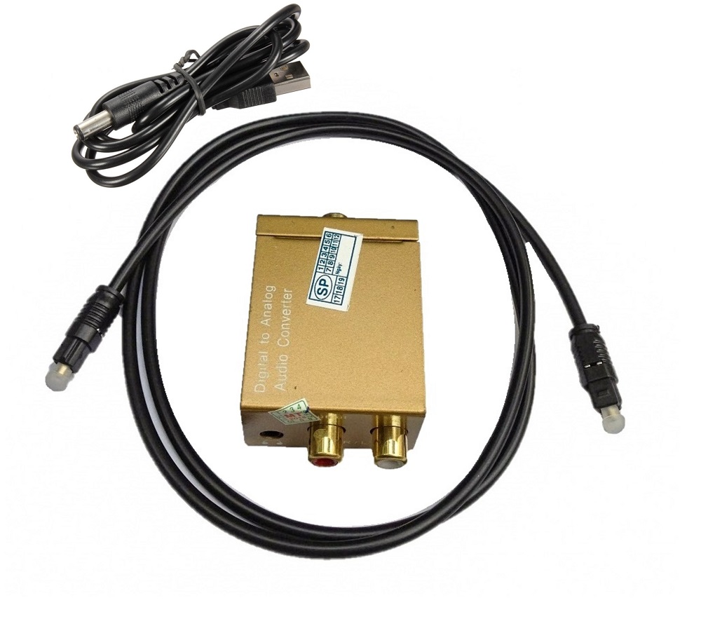 Hộp Chuyển Âm Thanh Cổng Quang Optical Sang Cổng AV Audio Bông Sen