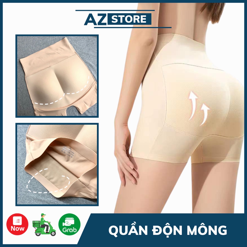 Quần độn mông, nâng mông cạp cao gen bụng chất đúc su cao cấp - AZ Store