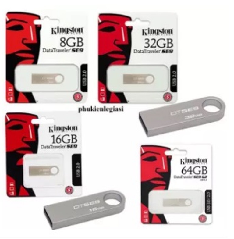 Usb kingston 2.0 vỏ thép siêu mỏng chống sốc chống nước