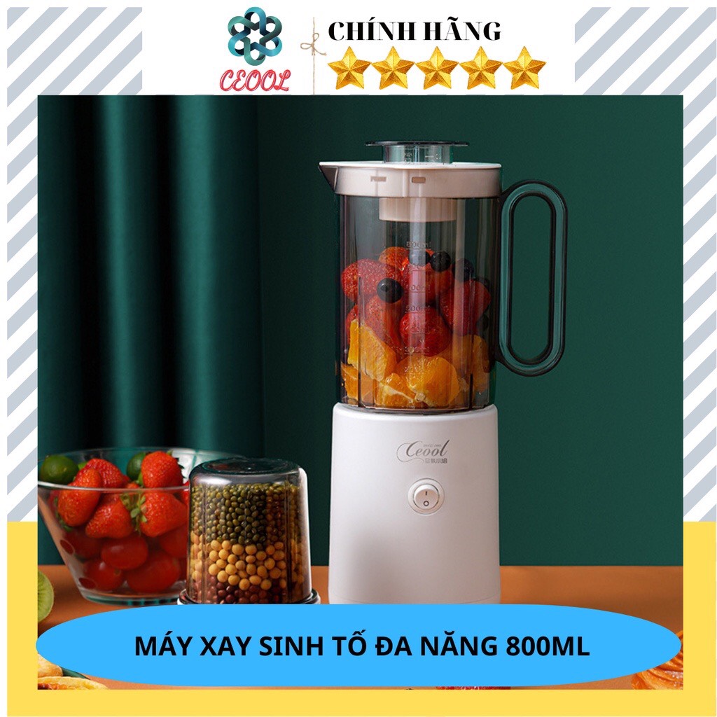Máy xay sinh tố đa năng,máy xay sinh tố mini ,máy xay sinh tố đá bào 800ml CEOOL