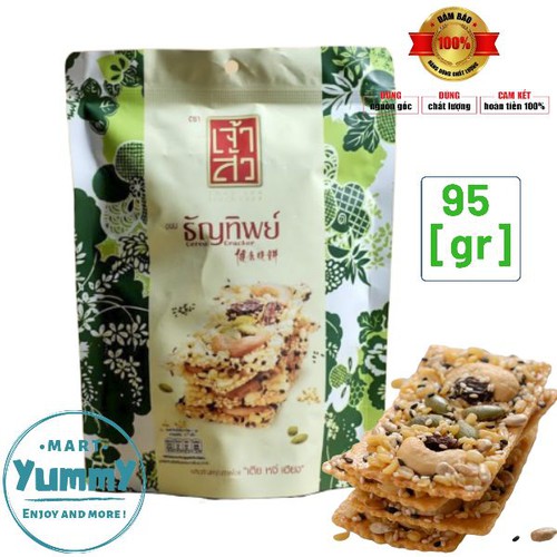 Bánh ngũ cốc thái lan chao sua 95 gram.