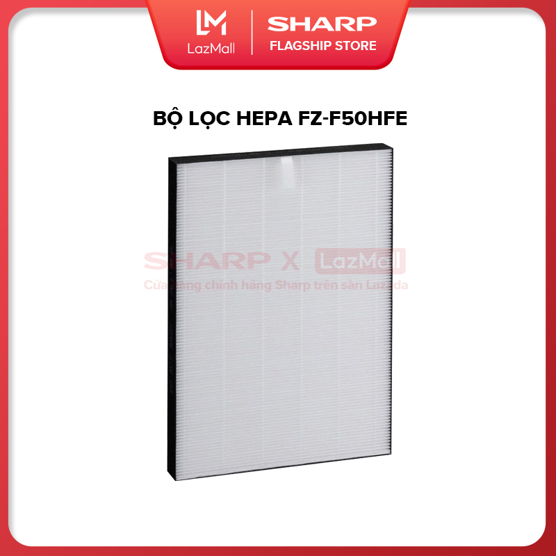 [Phụ kiện]Bộ Lọc HEPA Sharp FZ-F50HFE Dành Cho Máy FP-G50E-W FP-J40E-W FP-GM50E-B FP-JM40V-B - Hàng Chính Hãng