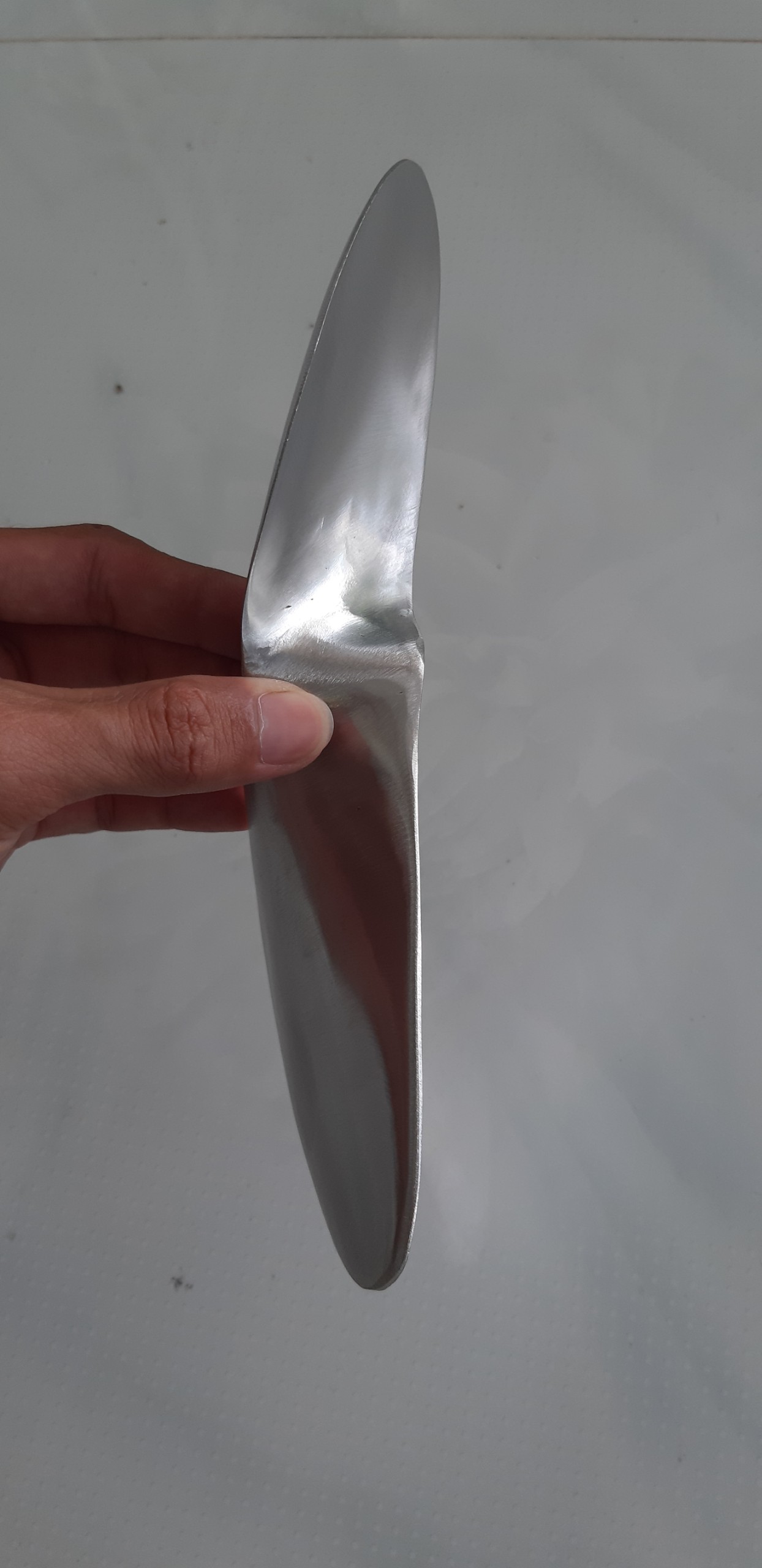 Chân vịt inox 11 - 13 hp , cốt ngay, gen 16mm cho máy xăng