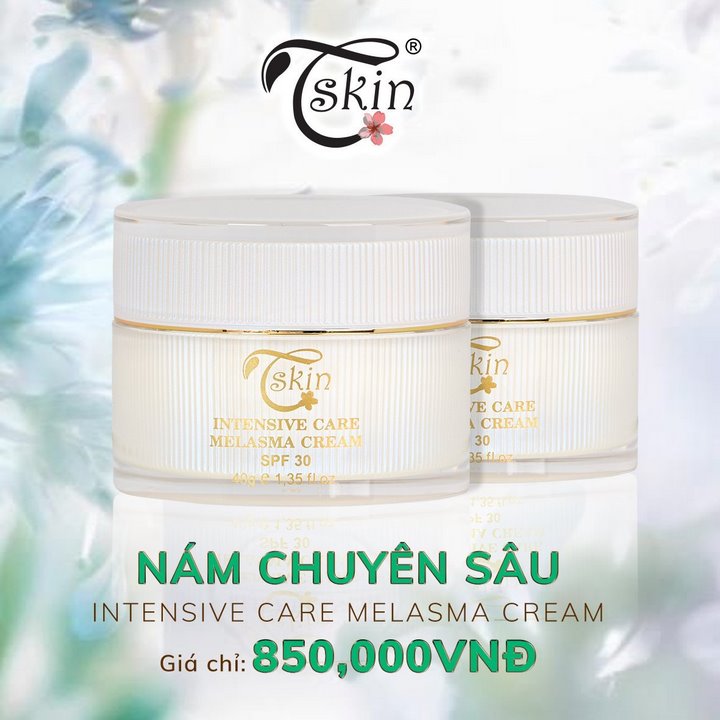 Kem dưỡng da mặt xóa nám tàn nhang chuyên sâu hàn quốc Tskin 40g