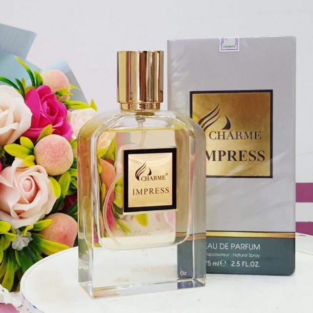 Nước hoa nam impress 75ml hương thơm mạnh mẽ, cá tính - chính hãng