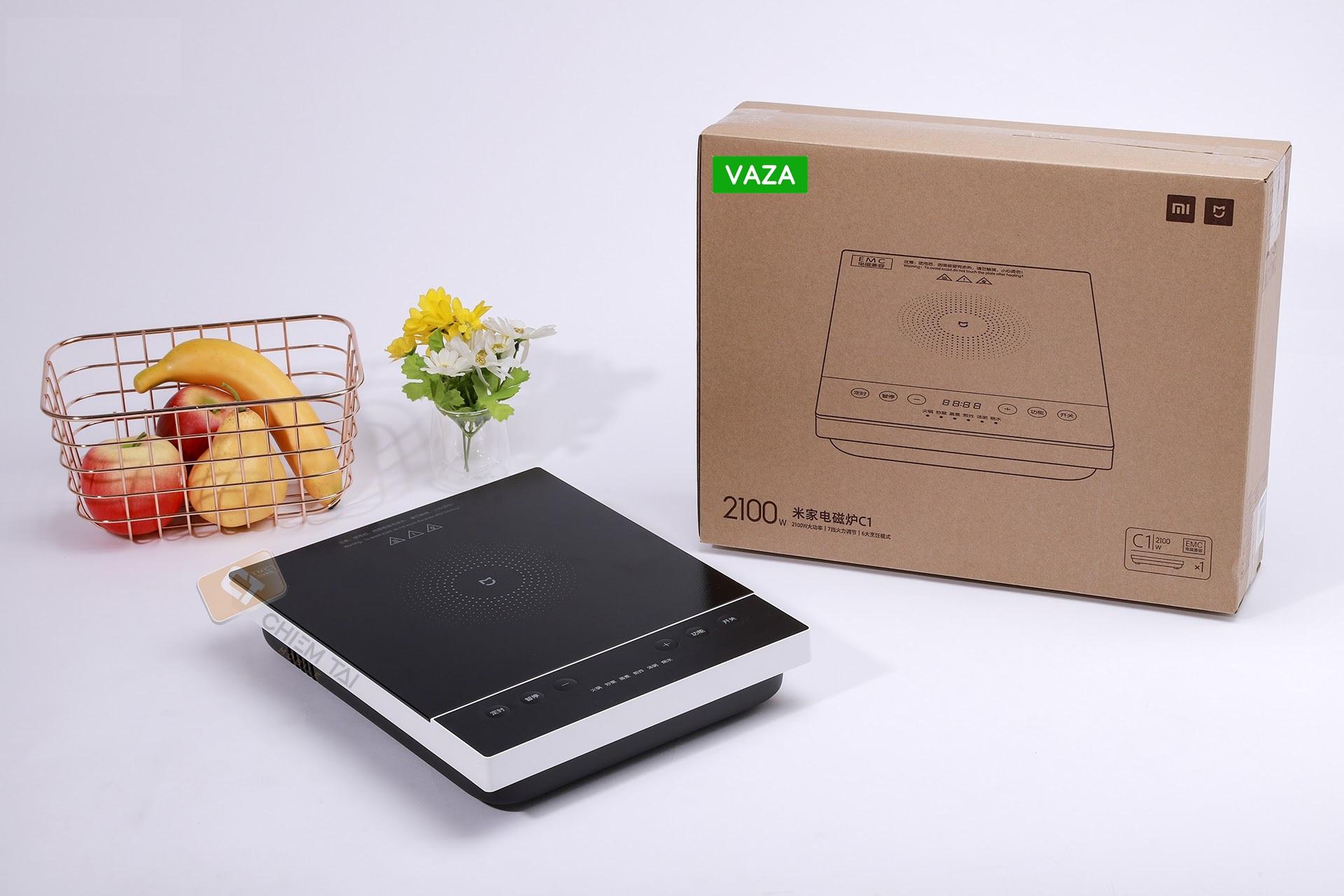 Bếp điện từ Xiaomi Mijia C1 nút cơ + Quà tặng Ổ Cắm Đa Năng