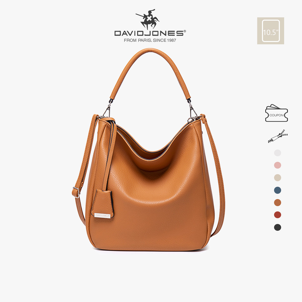  David Jones Paris bóp nữ đeo chéo giỏ xách nữ túi chéo nữ 