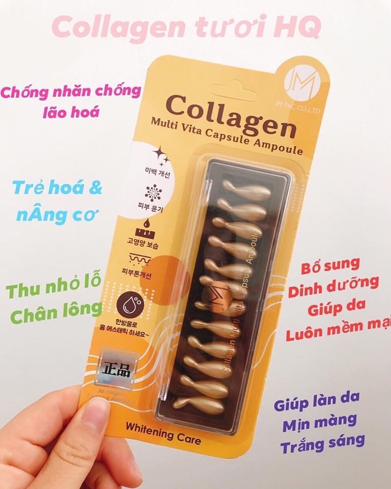 Viên collagen tươi Ammud Hàn Quốc 12 viên